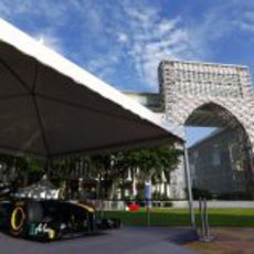 Exhibición del Team Lotus en Putrajaya, Malasia