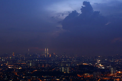Kuala Lumpur de noche