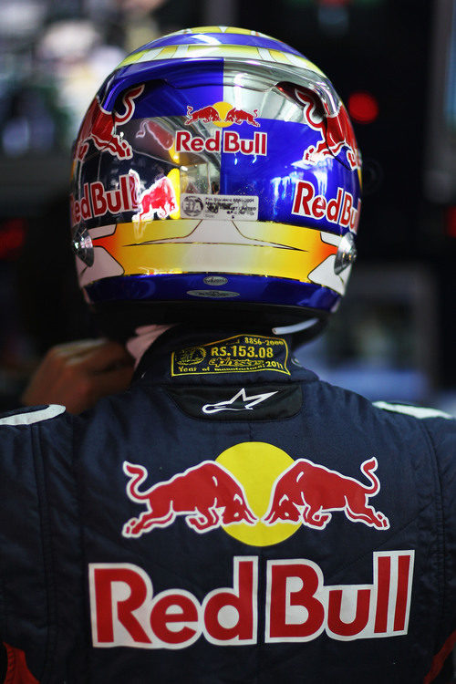 El nuevo casco de Vettel