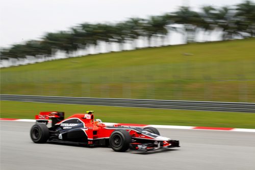 D'Ambrosio durante la clasificación en Sepang