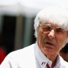 Bernie Ecclestone en el GP de Malasia 2011