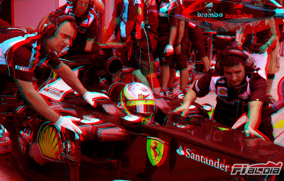 Fernando Alonso en 3D