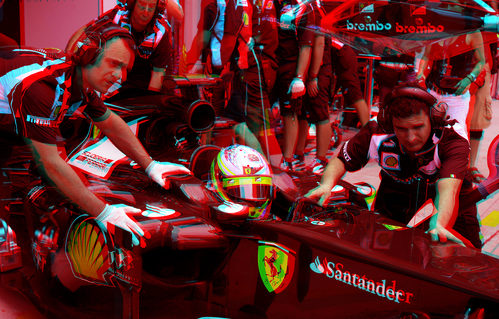 Fernando Alonso en 3D