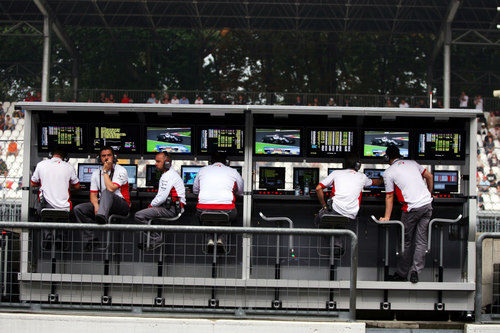 El muro de Force India