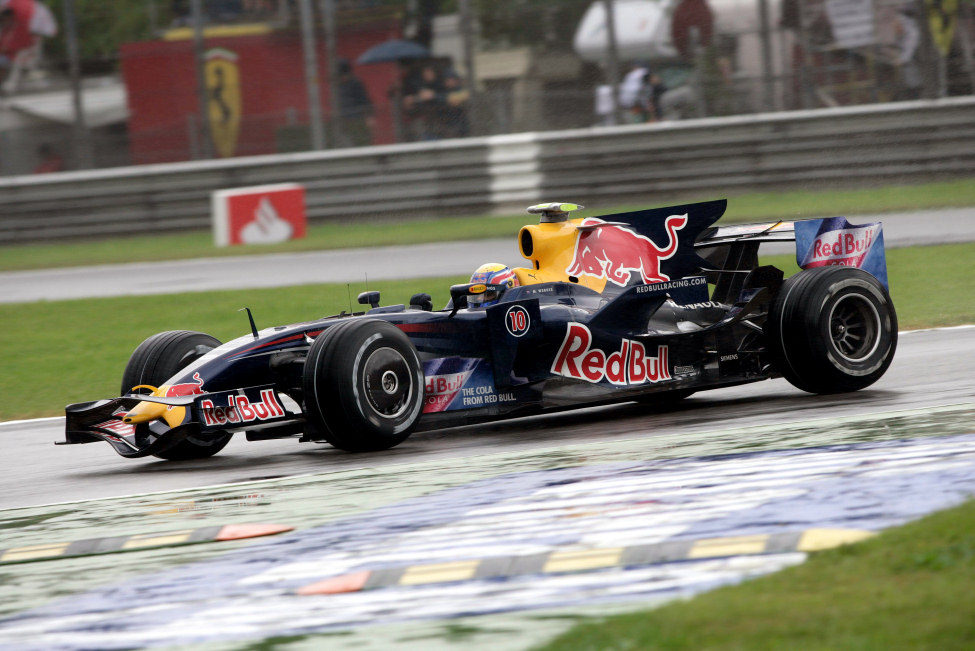 Webber afronta una chicane