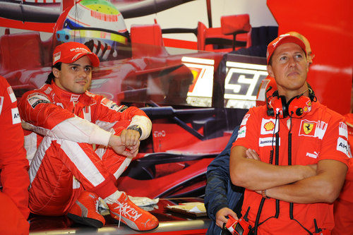 Massa y Schumacher