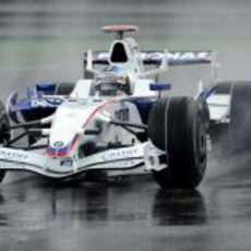 Heidfeld durante la clasificación