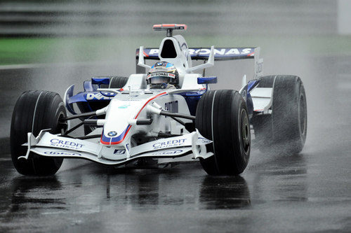 Heidfeld durante la clasificación