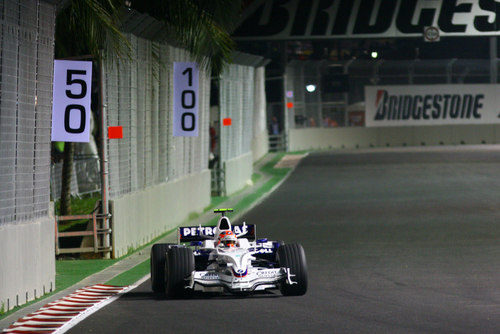 Kubica en pista