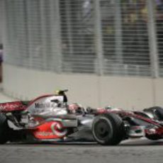 Kovalainen en la pista