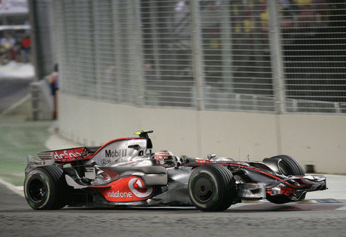 Kovalainen en la pista