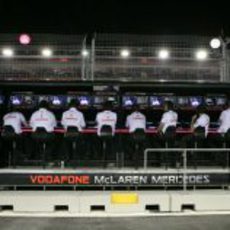 El muro de McLaren