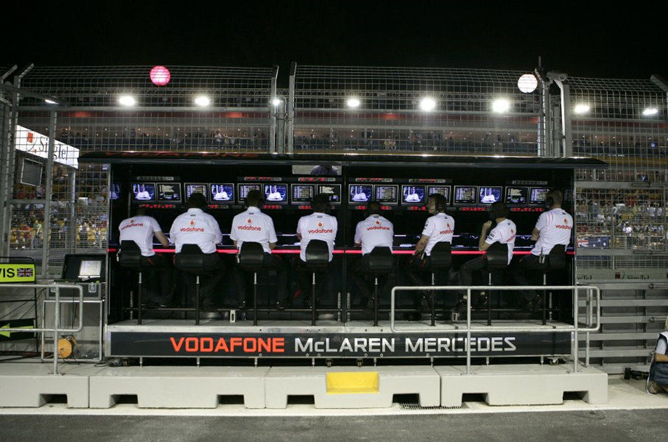 El muro de McLaren