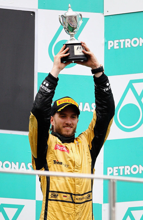 Nick Heidfeld en el podido del GP de Malasia 2011