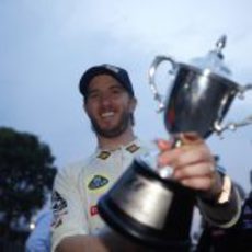 Heidfeld recogió un trofeo dos años después