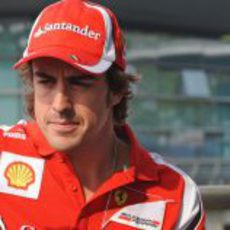 Fernando Alonso en el Circuito Internacional de Shanghai
