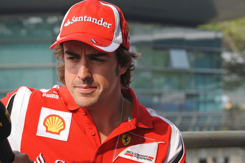 Fernando Alonso en el Circuito Internacional de Shanghai