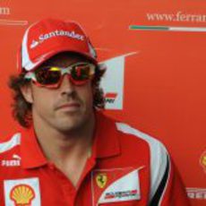 Alonso en su primera rueda de prensa del GP de China 2011