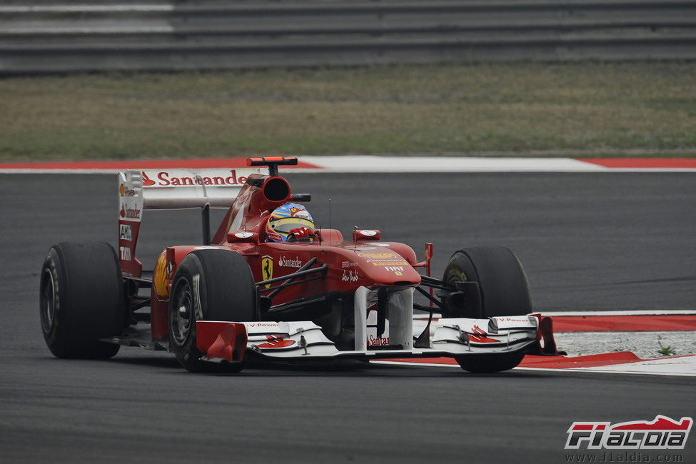 Alonso en el 150º Italia en el GP de China 2011