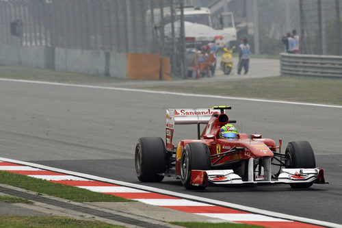 Massa en los entrenamientos del GP de China 2011
