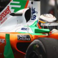 Nico Hülkenberg vuelve a subirse al coche en el GP de China 2011