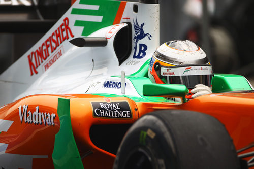 Nico Hülkenberg vuelve a subirse al coche en el GP de China 2011