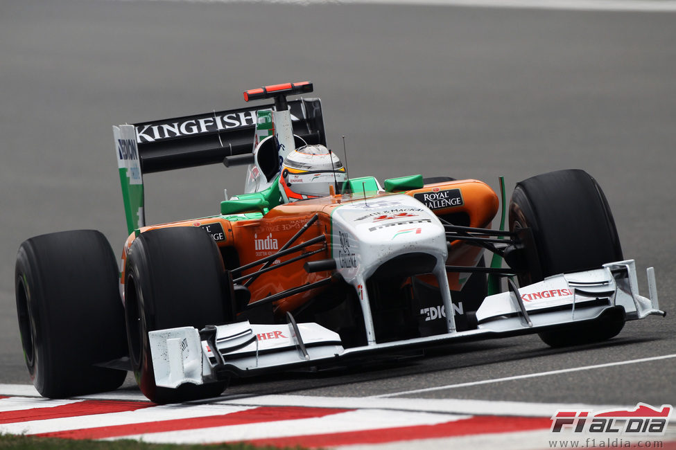 Hülkenberg ocupó el sitio de Sutil en los libres 1 del GP de China 2011