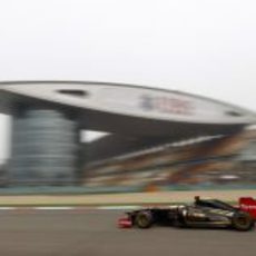 Heidfeld en el Circuito Internacional de Shanghai