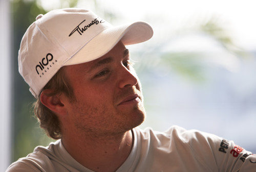 Nico Rosberg llega a Shanghai