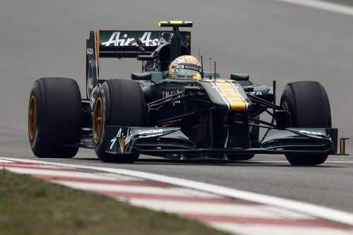 Luiz Razia en la pista de Shangai 