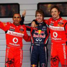 'Pole' para Vettel, Button 2º y Hamilton 3º en la clasificación del GP de China 2011