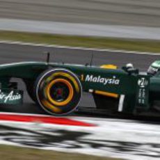 Kovalainen durante la clasificación del GP de China 2011