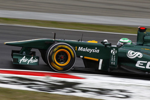 Kovalainen durante la clasificación del GP de China 2011