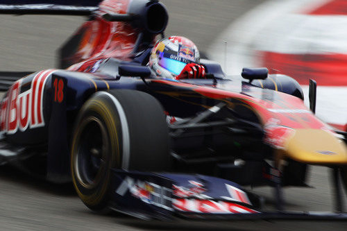 Sebastien Buemi durante la clasificación del GP de China 2011