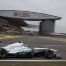 Nico Rosberg clasifica en cuarta posición en China 2011