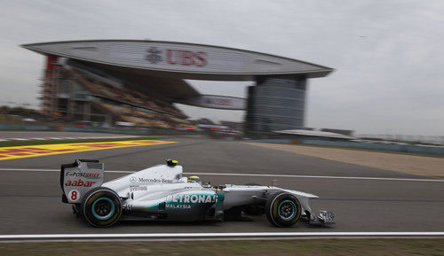 Nico Rosberg clasifica en cuarta posición en China 2011