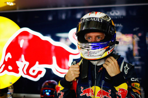 Vettel con los ojos bien abiertos en el GP de China 2011