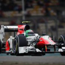 Liuzzi durante la clasificación del GP de China 2011