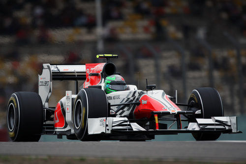 Liuzzi durante la clasificación del GP de China 2011