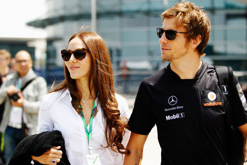 Jessica Michibata y su novio en el GP de China 2011