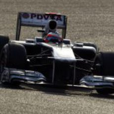 Barrichello durante el GP de China 2011