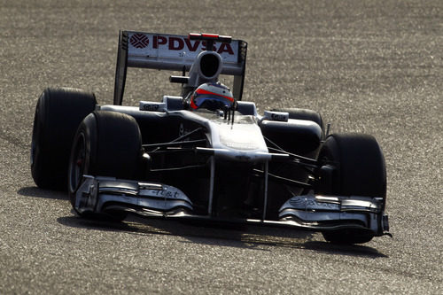 Barrichello durante el GP de China 2011