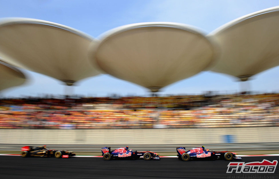 Los Toro Rosso ruedan en Shangai