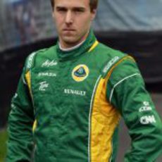 Davide Valsecchi, piloto probador del Team Lotus en 2011