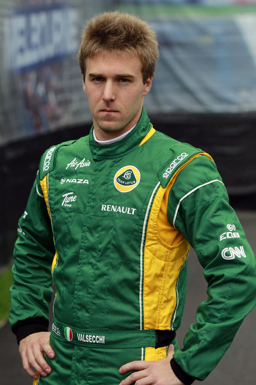 Davide Valsecchi, piloto probador del Team Lotus en 2011