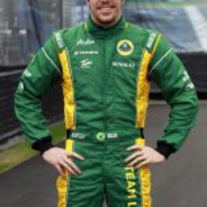 Luiz Razia, piloto probador del Team Lotus en 2011