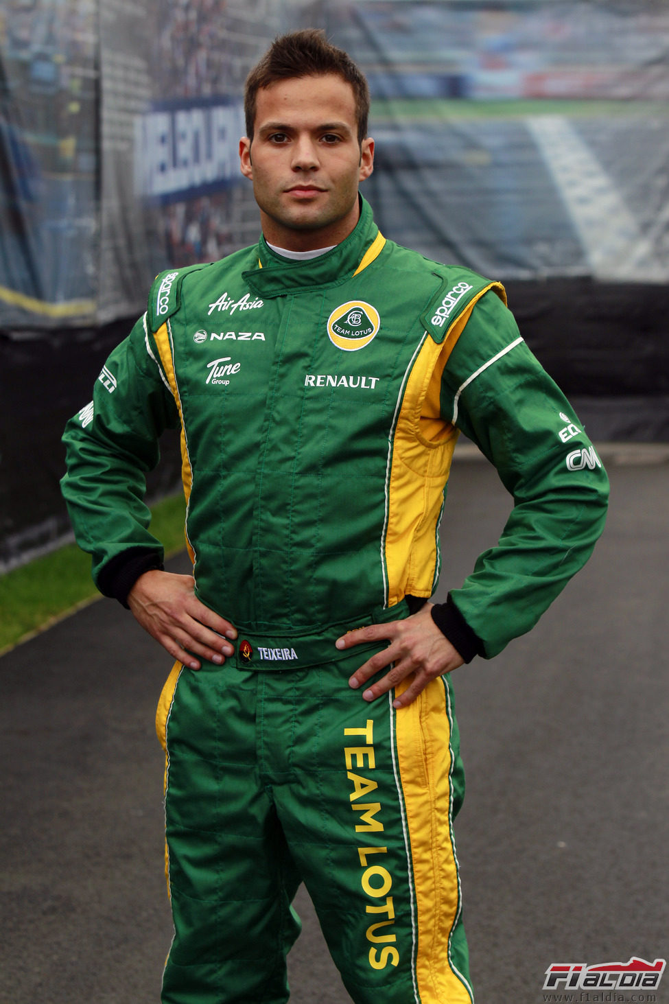 Ricardo Teixeira, piloto probador del Team Lotus en 2011