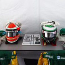 El equipo de Trulli y Kovalainen listo para la exhibición en Putrajaya