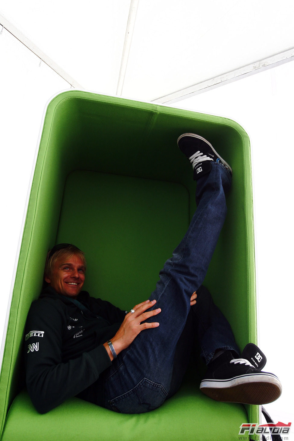 Heikki Kovalainen en una "cómoda" posición