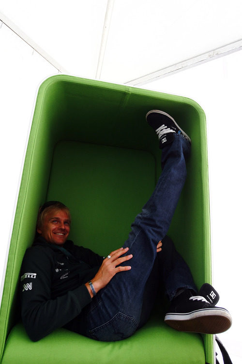 Heikki Kovalainen en una "cómoda" posición
